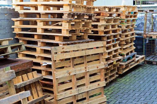 Recyclable materials separated on-site in Barkingside clearance